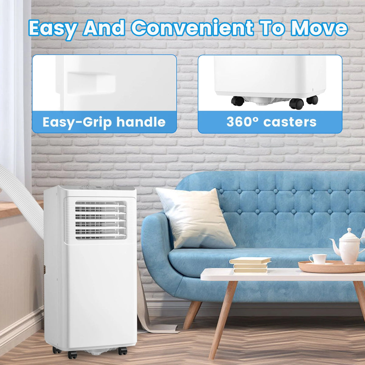 8000 BTU Portable Air Conditioner 3-in-1 H426971