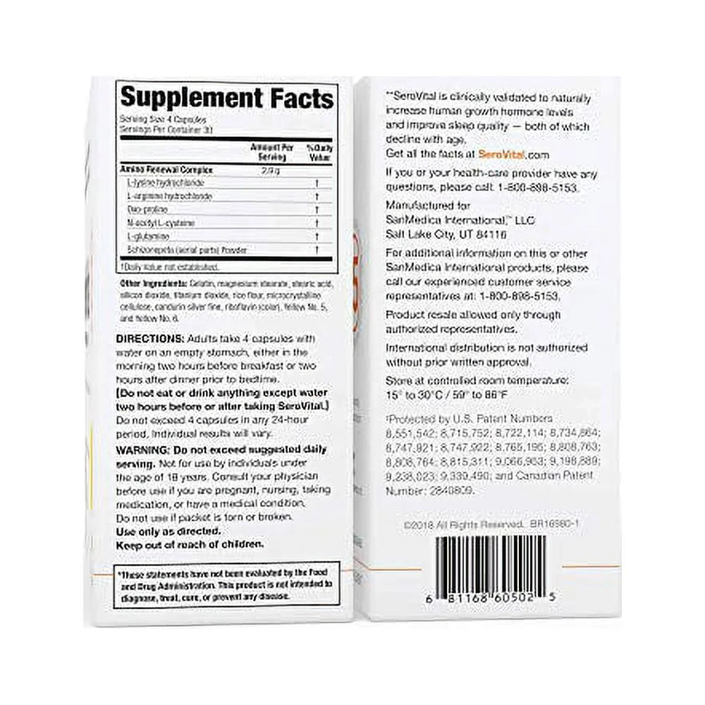 120 Count Female Peptide Support Supplements A3555