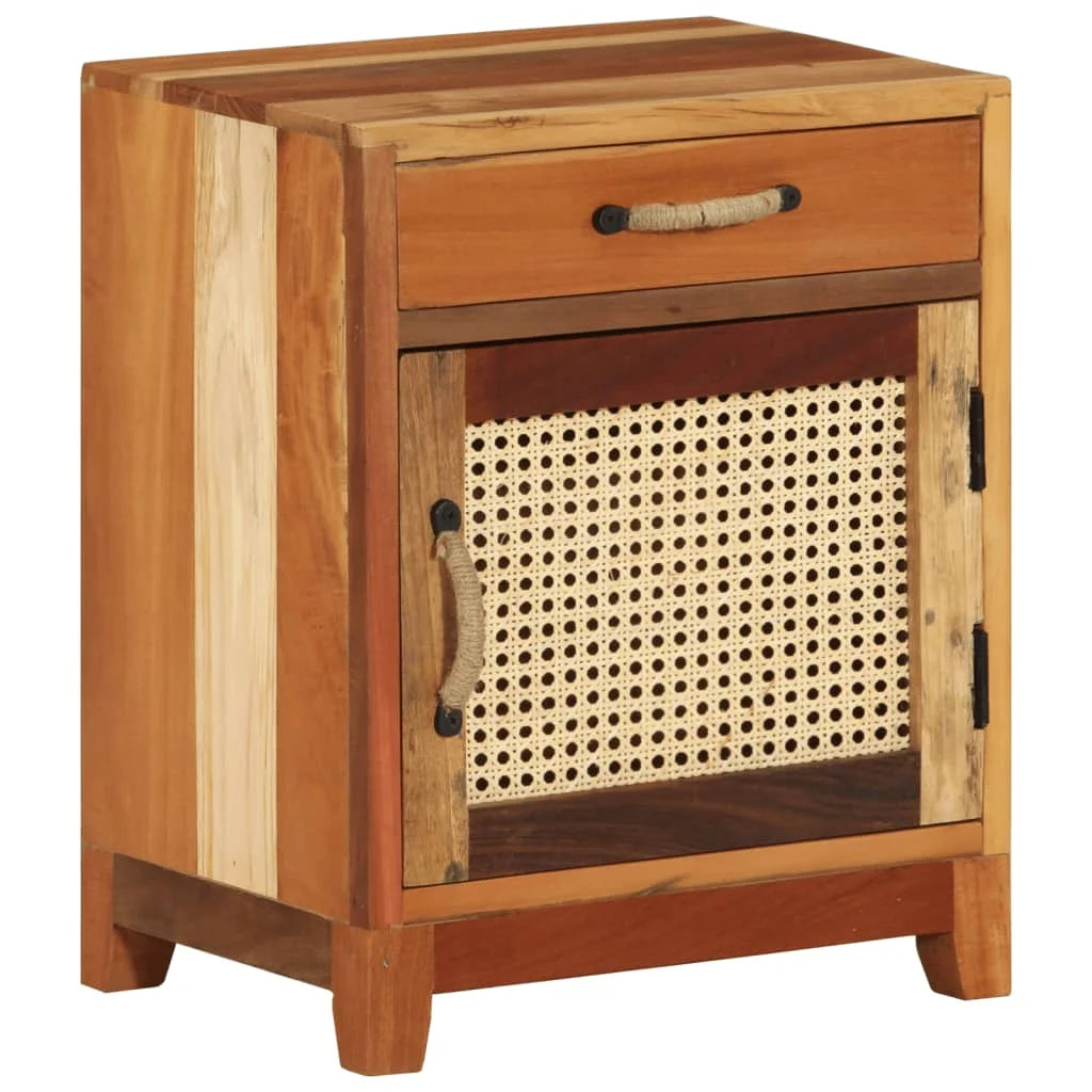 Solid Reclaimed Wood Bedside Cabinet C1979