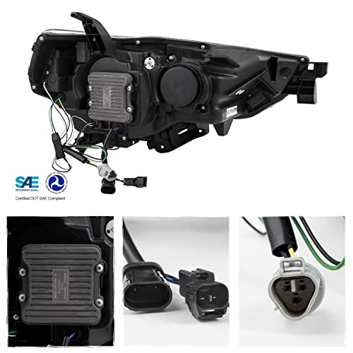 Black LED Headlights Y235508