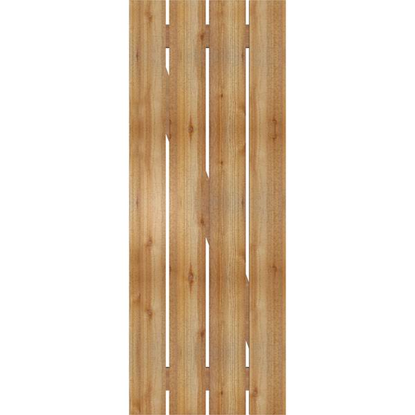 Board-n-Batten Shutters with Z-Bar, Rough Sawn Western Red Cedar U159