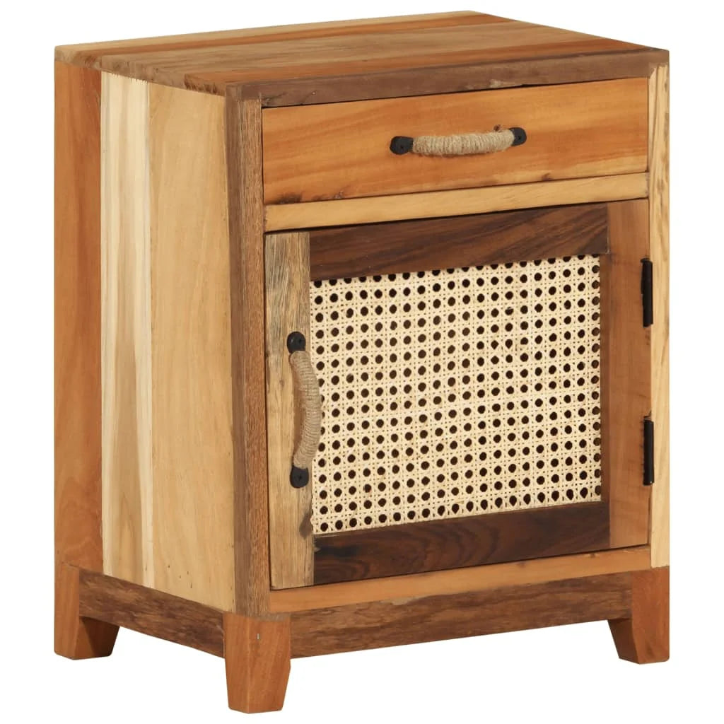 Solid Reclaimed Wood Bedside Cabinet C1979