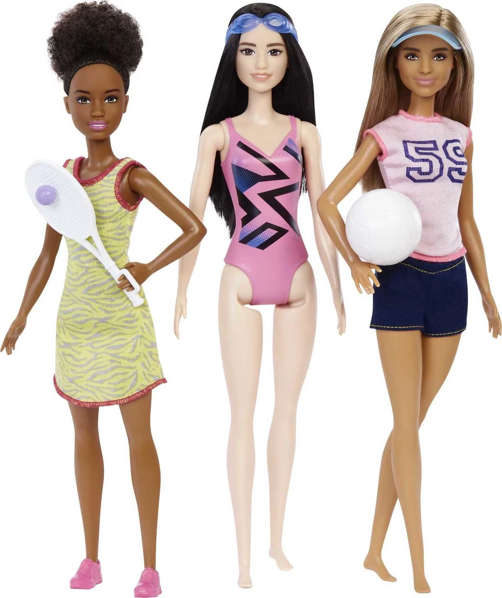 Doll Collection Set with Career Outfits & Accessories H84749