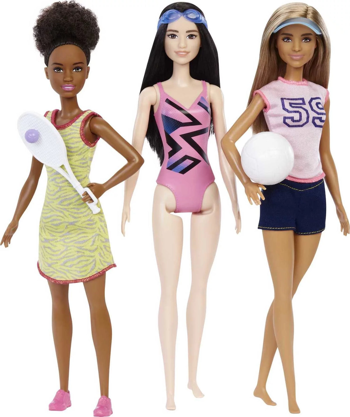 Doll Collection Set with Career Outfits & Accessories H84749