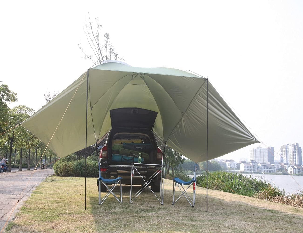 10.5'X7.5'X7.2' Waterproof Car Awning Tent D204