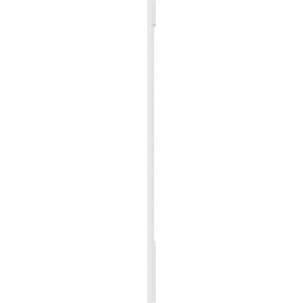 PVC Two Equal Flat Panel Pilaster with Capital & Base (Pair) Q6249