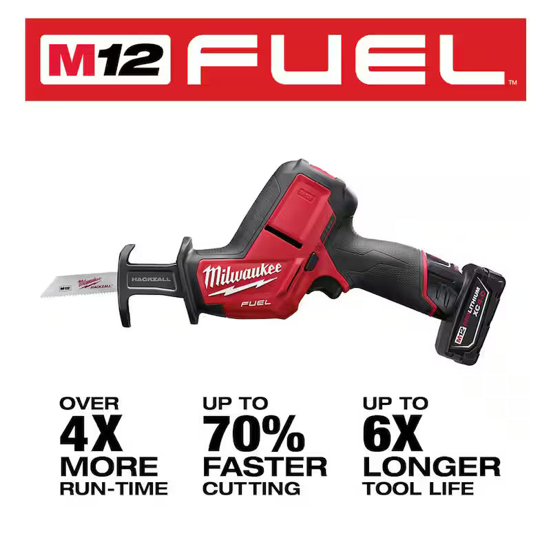 12V Lithium-Ion Brushless Cordless Reciprocating Saw Kit with Rotary Tool P9064