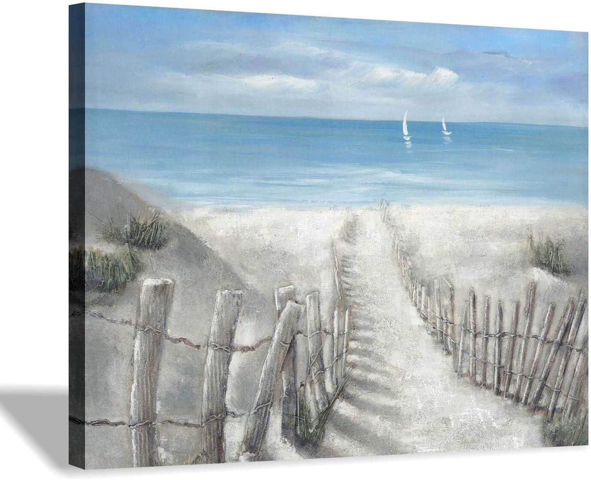Coastal Beach Painting on Canvas Wall Art (36” x 24” x 1 Panel) K163577