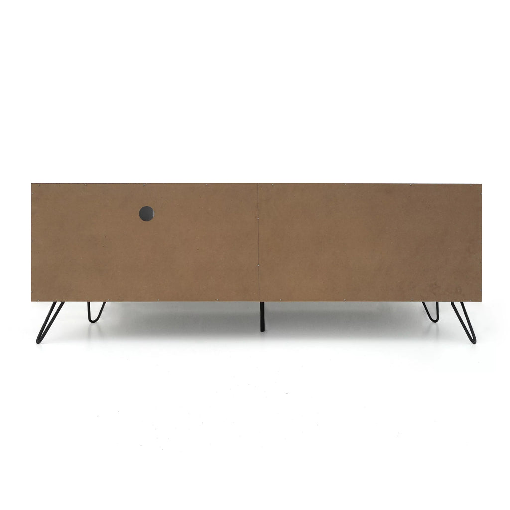 65" Two Toned Faux Wood TV Stand O3486