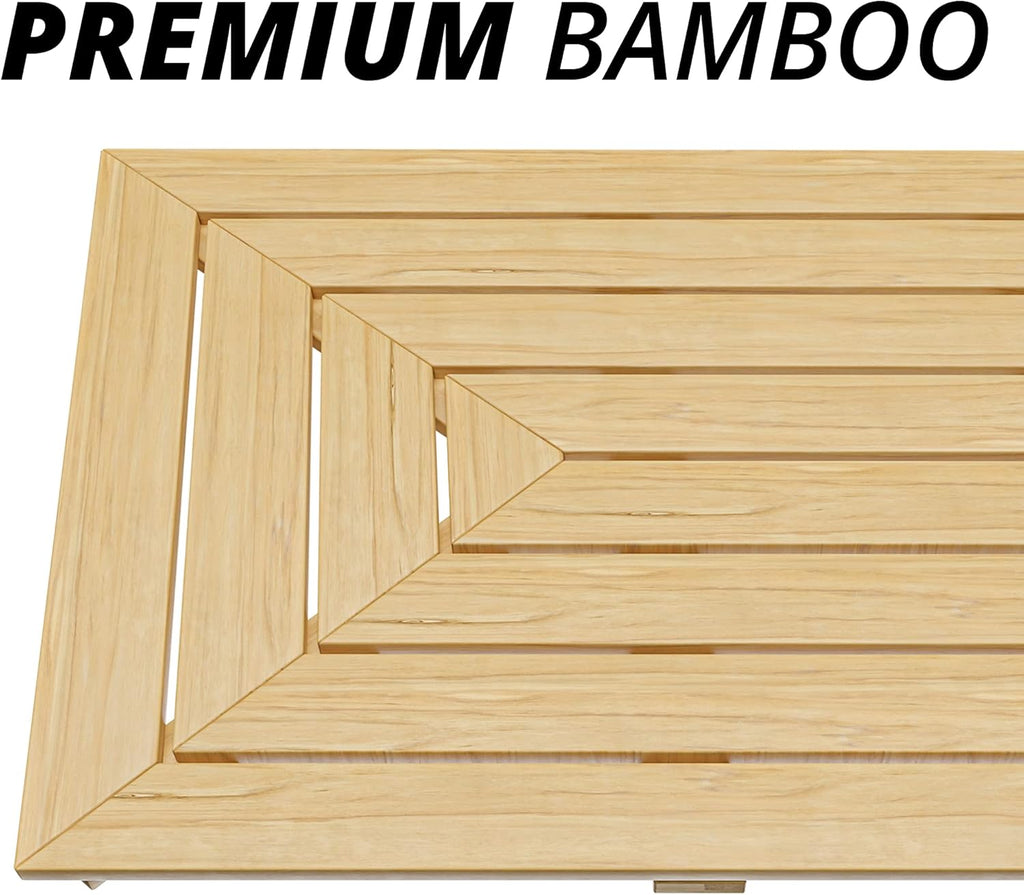 Bamboo Bath Mat Pack of 2 V48164