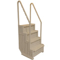 Above Ground Swimming Pool Ladder 4 Stair Step System Warm Gray L723940
