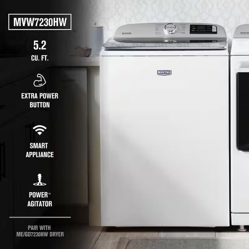 White Top Load Washing Machine U89768