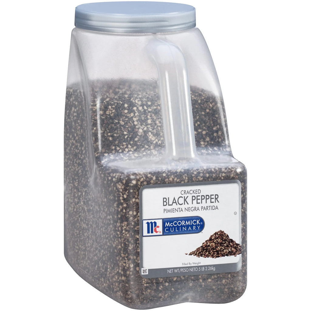 Cracked Black Pepper, 5 Lb Bulk Coarse Black Pepper D9019