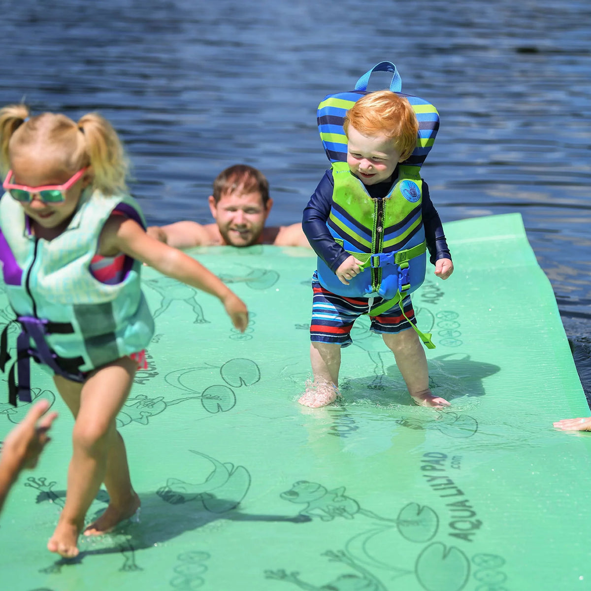 15 Ft Yellow Floating Foam Water Playground K975933