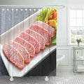 Red Wagyu Beef Shower Curtain 66x72 inch U480
