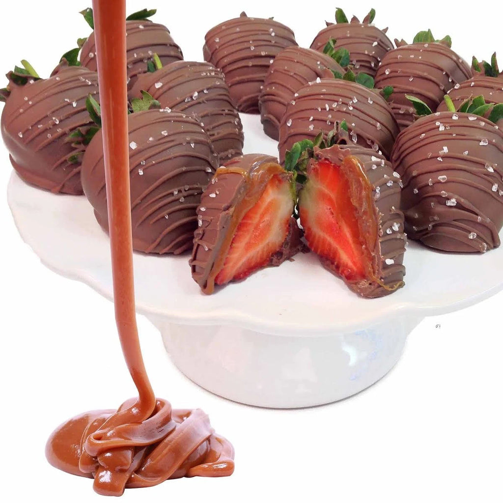 12-pc. Sea Salt Caramel Covered Strawberries A9704