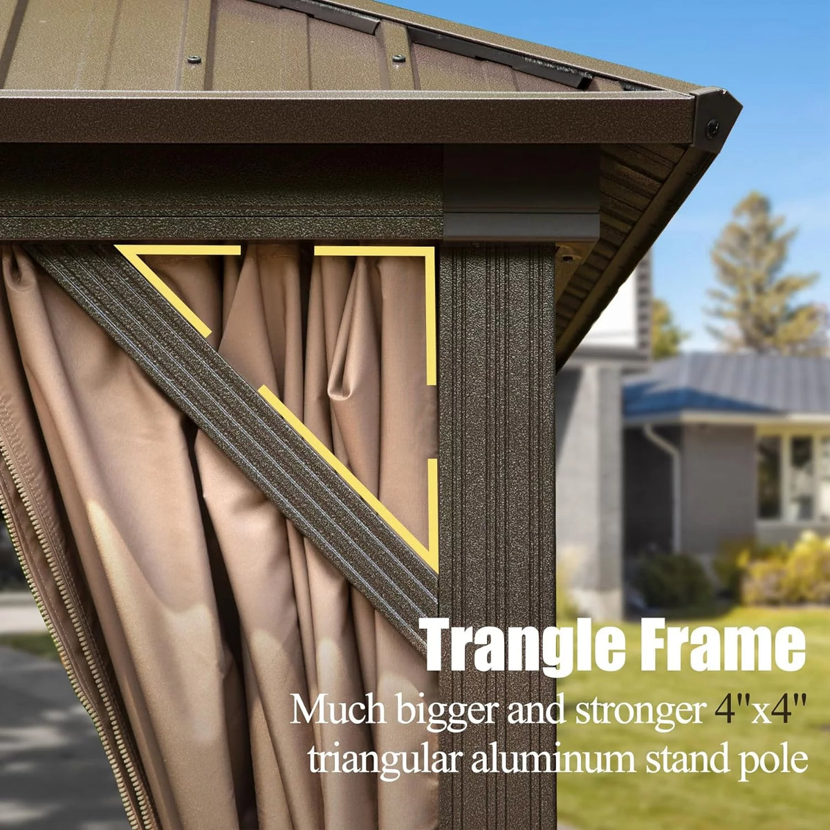 10x10x9.5ft Hardtop Gazebo Q635597