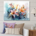 Floral Lily Canvas Wall Art 32 in. wide x 16 in. high U953577