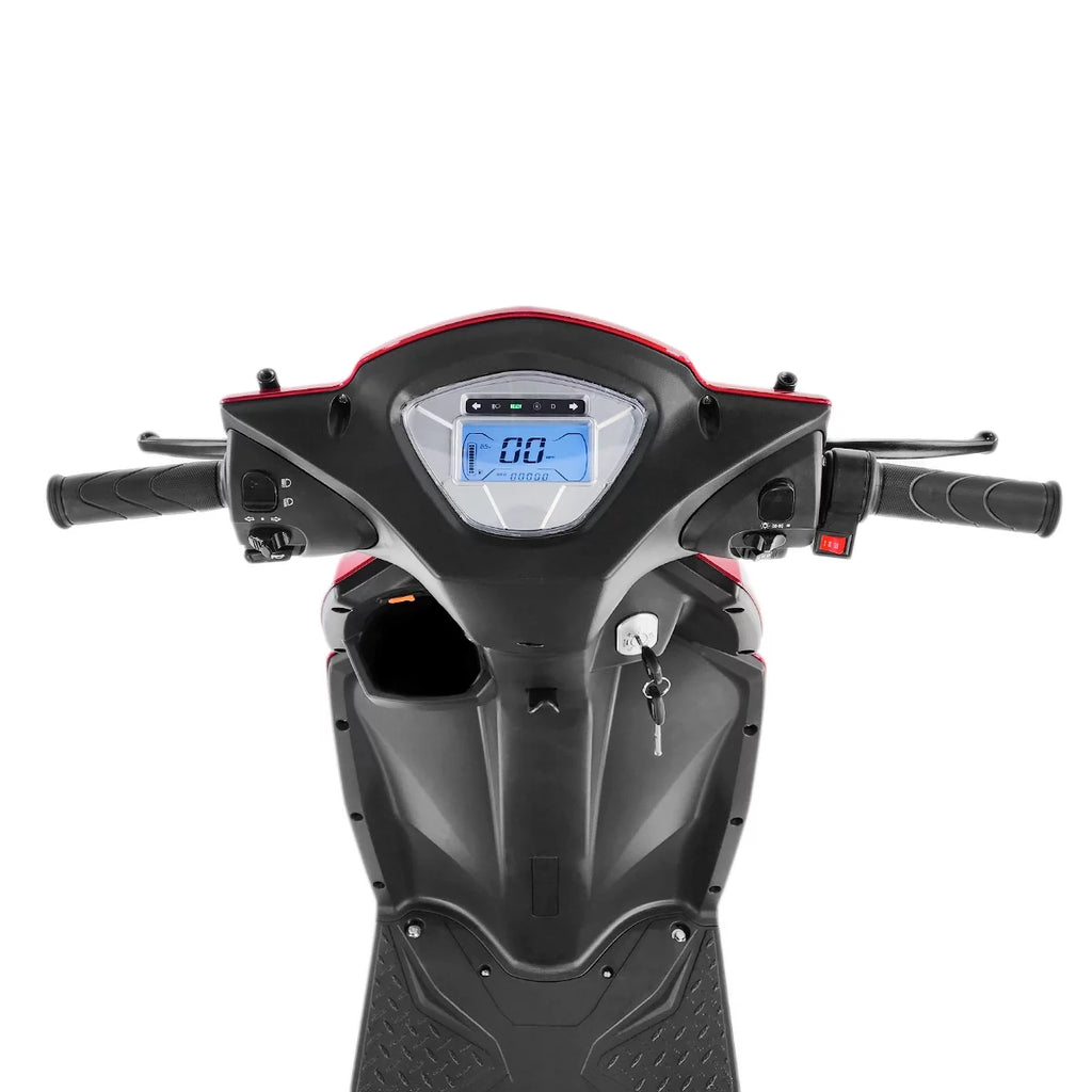 3 Wheel Mobility Scooter 300 lb. Weight Capacity Red Z96992