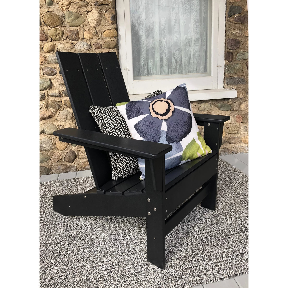 Recycled Plastic Modern Adirondack Chair W325174