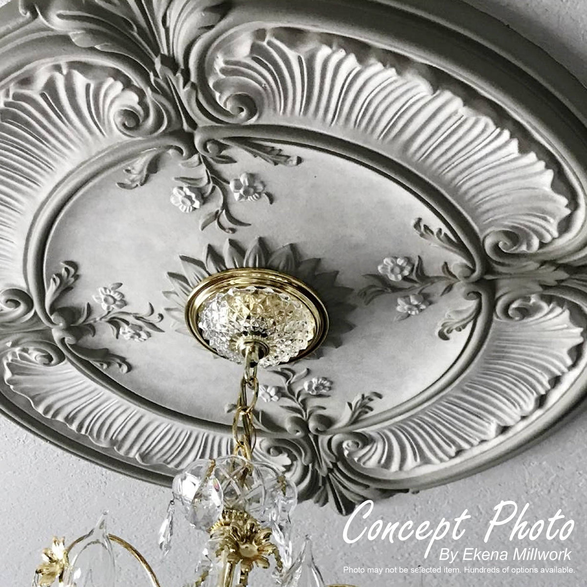 11 1/2x22 Ceiling Medallion C9035