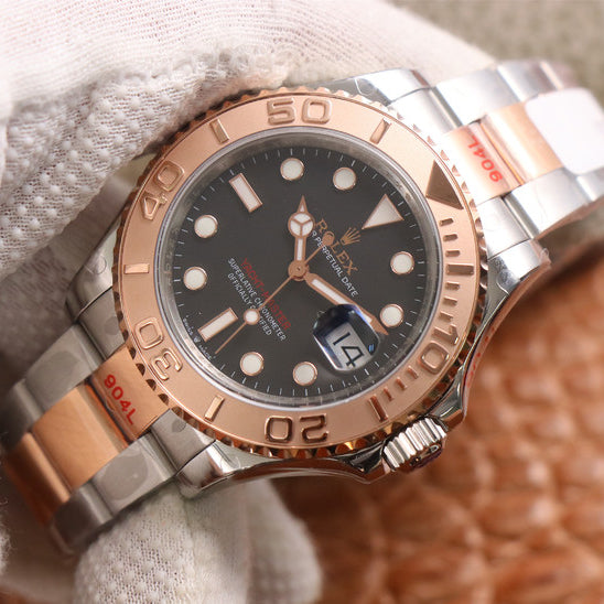 Rose Goldmix Black & Brown Dial Stainless Steel 40m K240