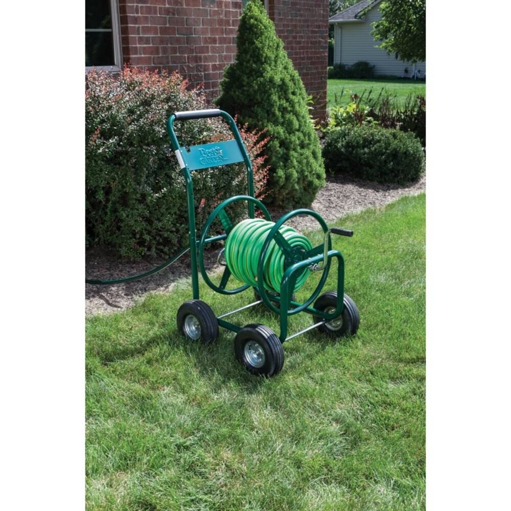 4 Wheel Metal Portable Hose Reel C6398
