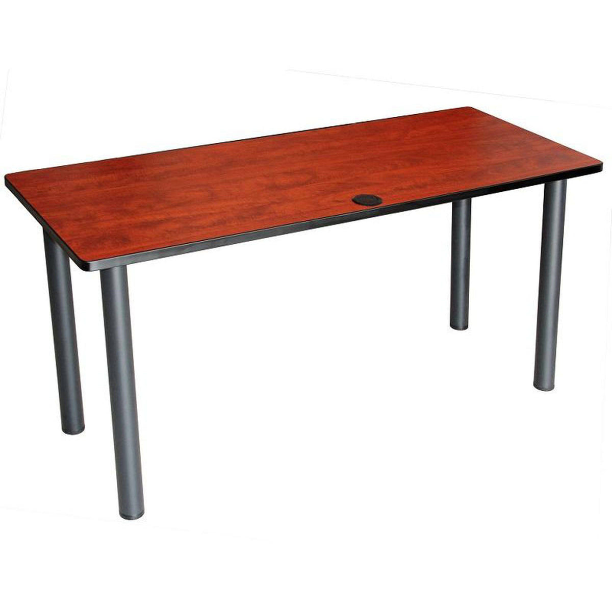 Cherry/Black Training Table with Post Legs Y74211