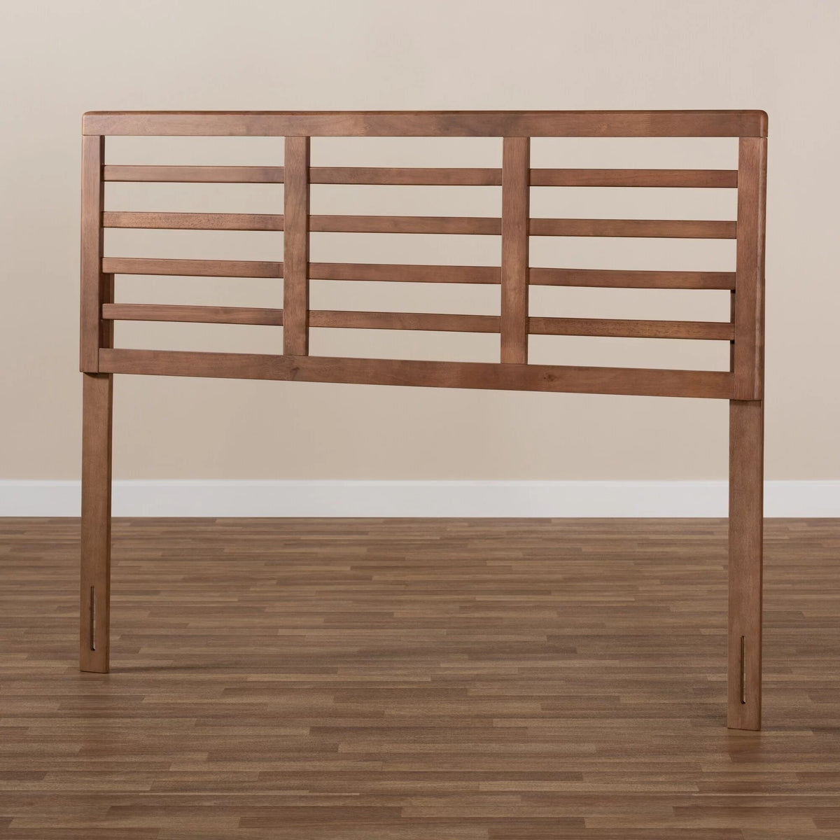 Walnut Wood Open Slat Headboard Queen B2931