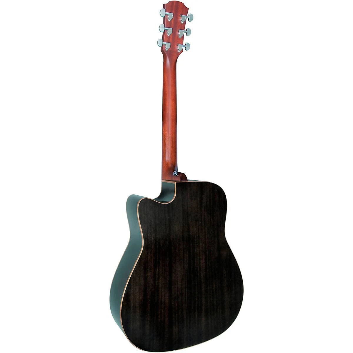 Transparent Black Acoustic-Electric Guitar Q259249