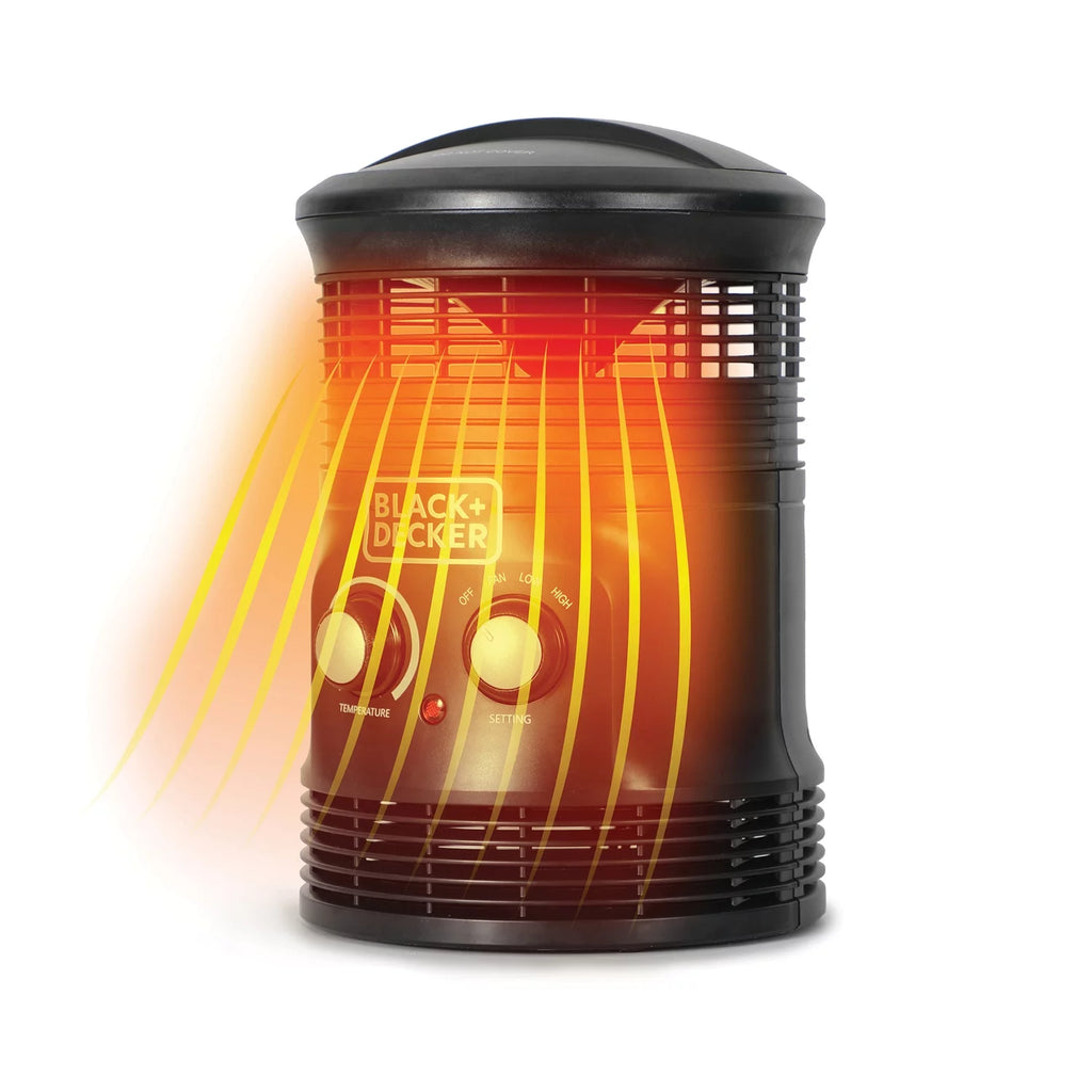 1,500-Watt-Max Portable 360° Surround Fan Heater with Thermostat D113212