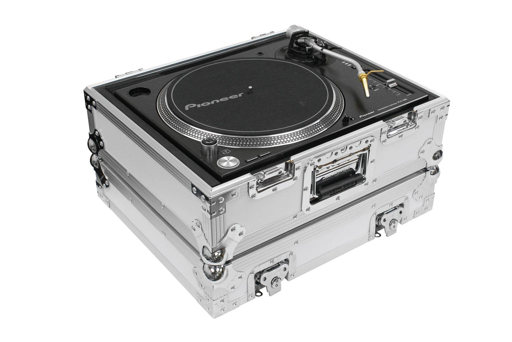 White Universal Turntable Flight Case J4212