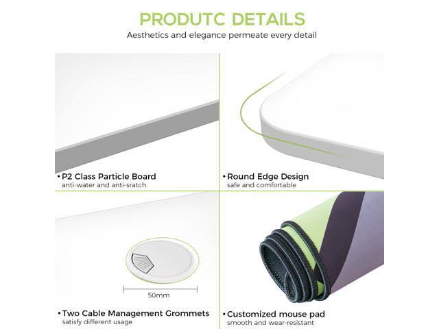 White Gaming Desk C552125