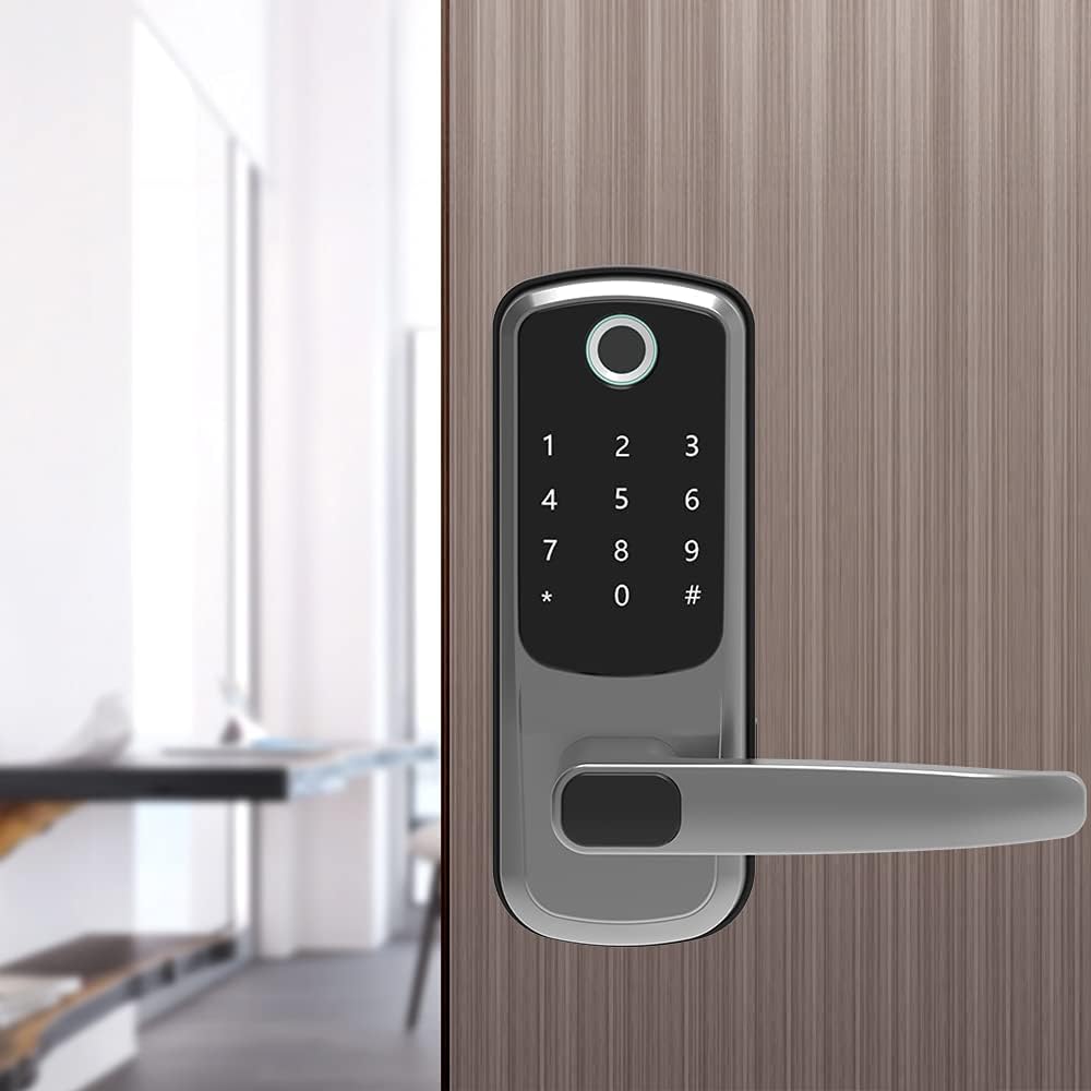 5-in-1 Smart Door Lock with Reversible Handle O1483