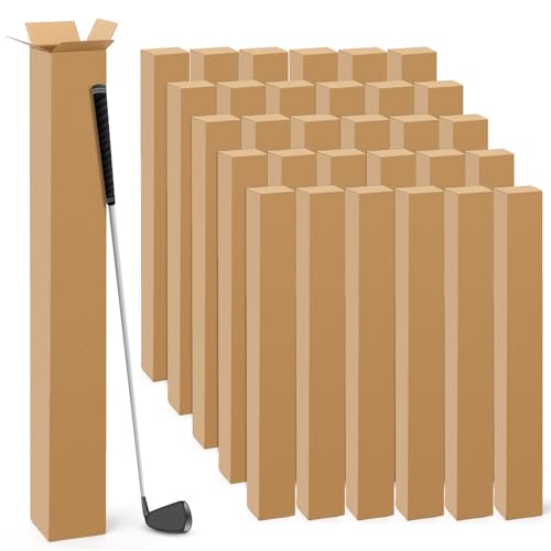 30 Pcs Tall Corrugated Boxes 4x4x40 Inches O78026