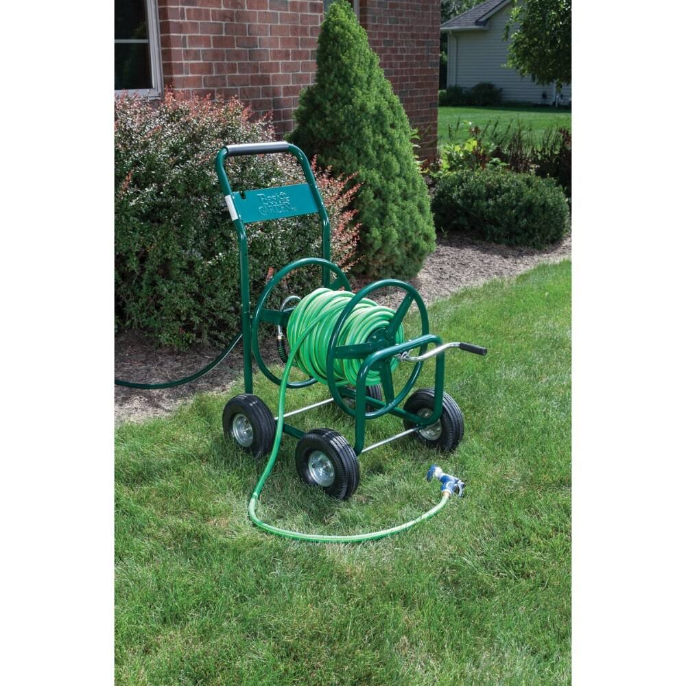 4 Wheel Metal Portable Hose Reel C6398