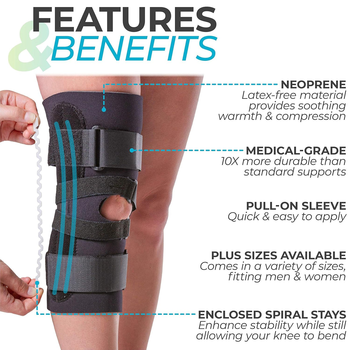 4XL Pack of 2 Knee Brace I715