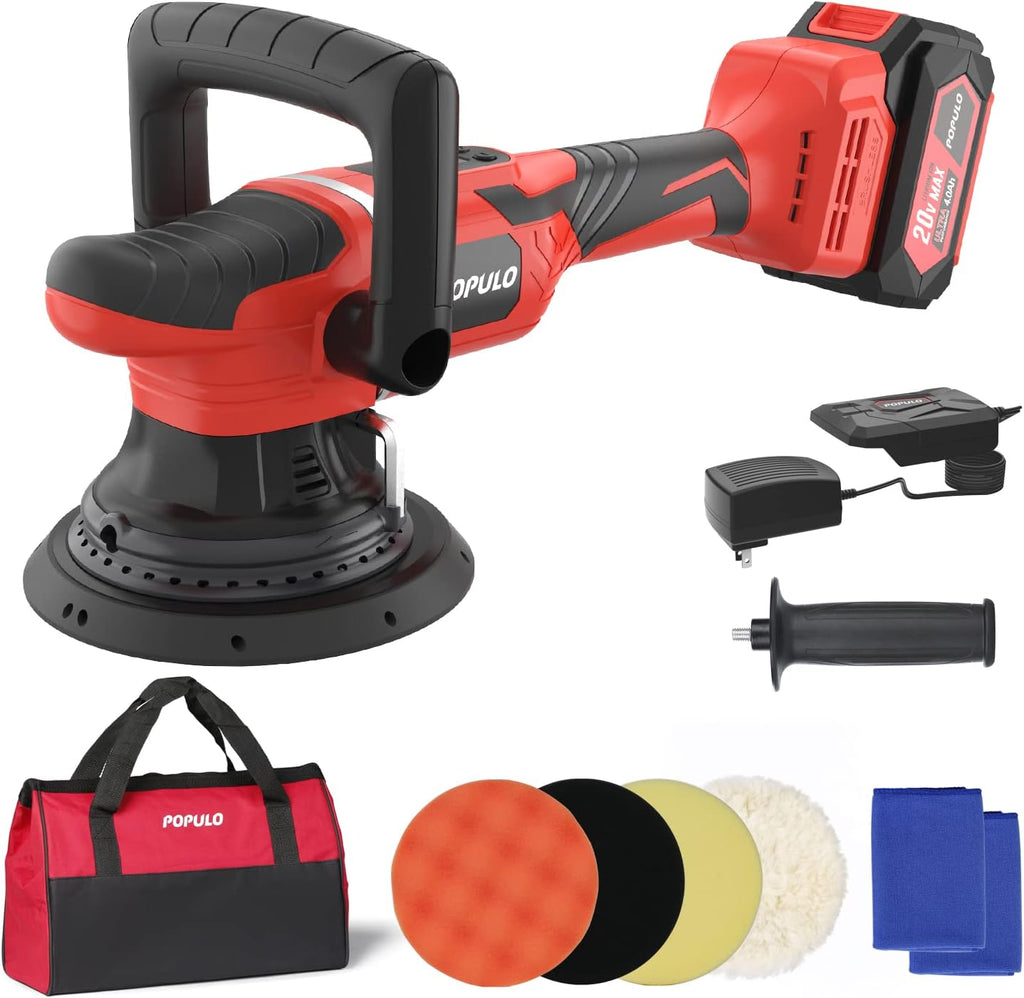6-inch Cordless Random Orbital Polisher with 4.0Ah Battery L343