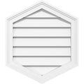 26x22W x 36x22H Vertical Peaked Surface Mount PVC Gable Vent Q926654
