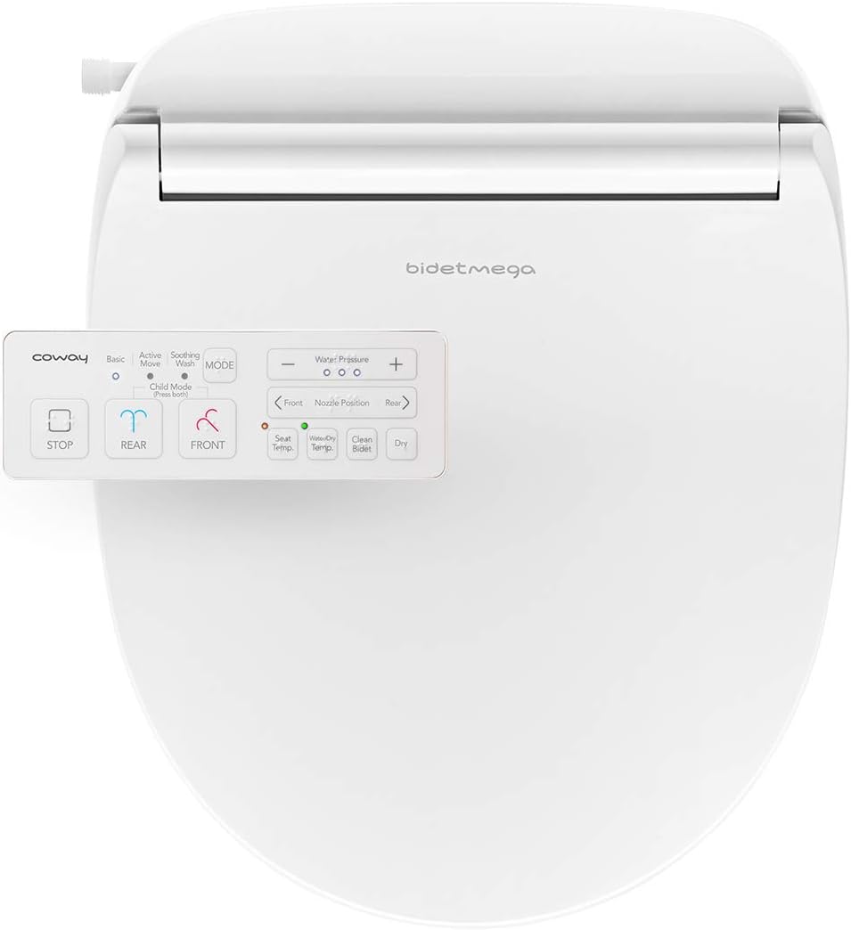 White Electronic Bidet Seat W33260