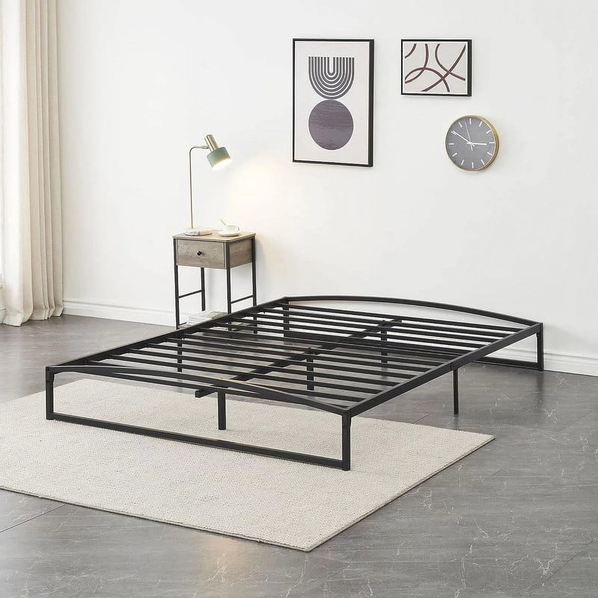 10 Inch Metal Twin Size Platform Bed Frame L646