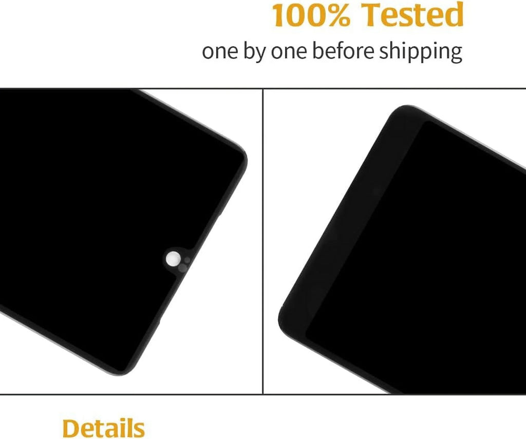 Black 5.7 Inch LCD Display Screen Replacement with Tools Y8428