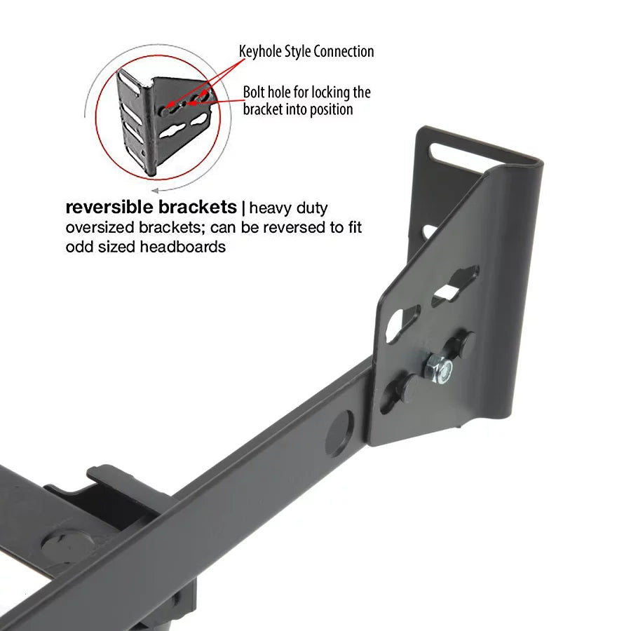 Headboard/Footboard Attachment Brackets Set of 2 Z22401