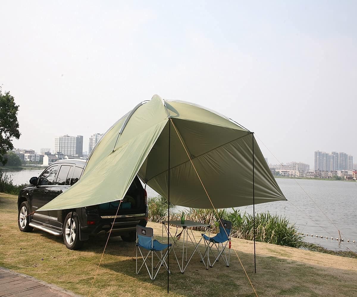 10.5'X7.5'X7.2' Waterproof Car Awning Tent D204
