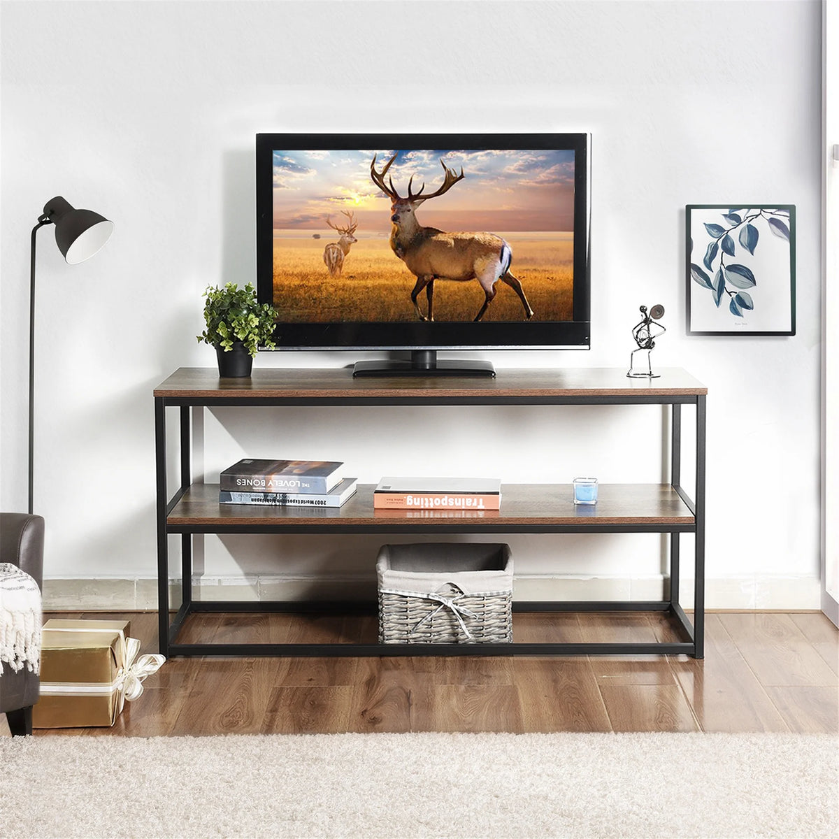 TV Stand up to 50 Marble White D109389