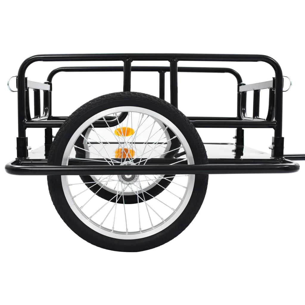 Bike Cargo Trailer Steel Black Z294