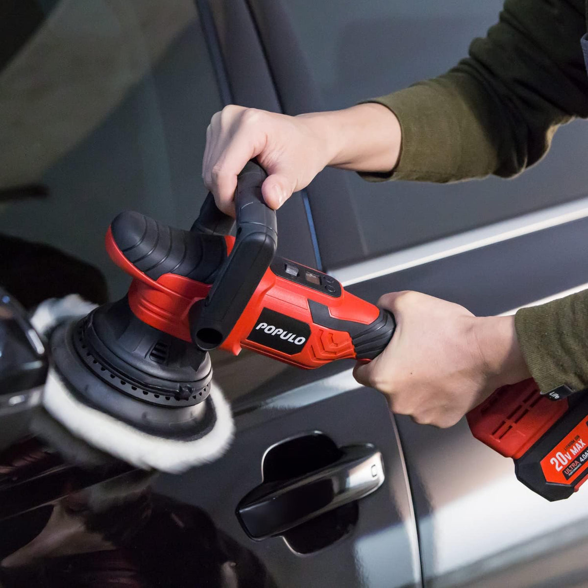 6-inch Cordless Random Orbital Polisher with 4.0Ah Battery L343