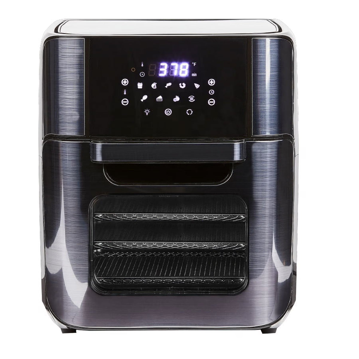 12 Quart Black Stainless Steel Air Fryer P529674