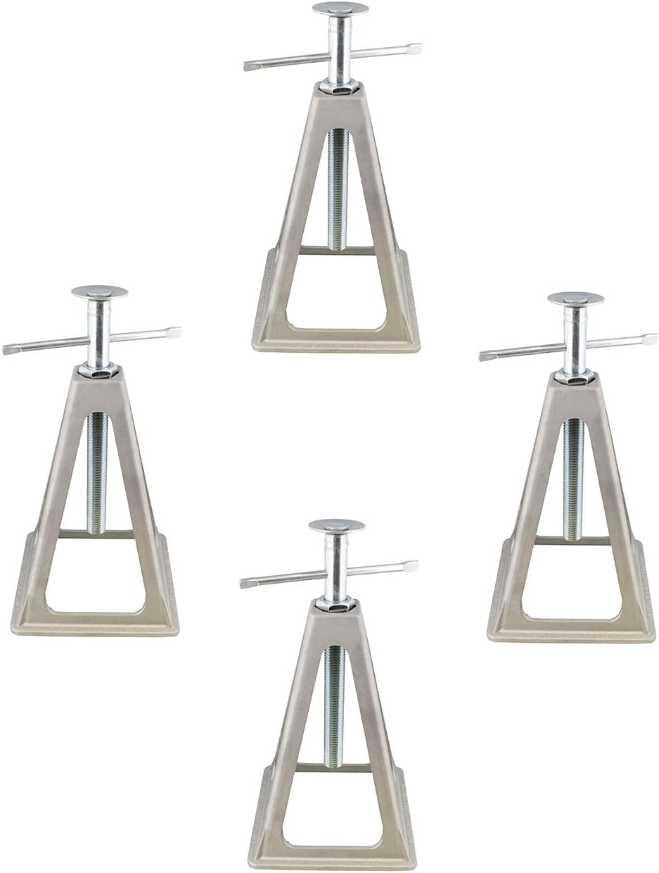 RV Stabilizer Jacks Camper Leveling Blocks 4-Pack Heavy Duty R970