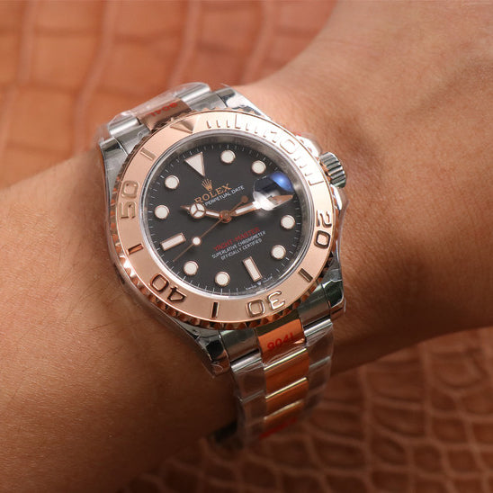 Rose Goldmix Black & Brown Dial Stainless Steel 40m K240